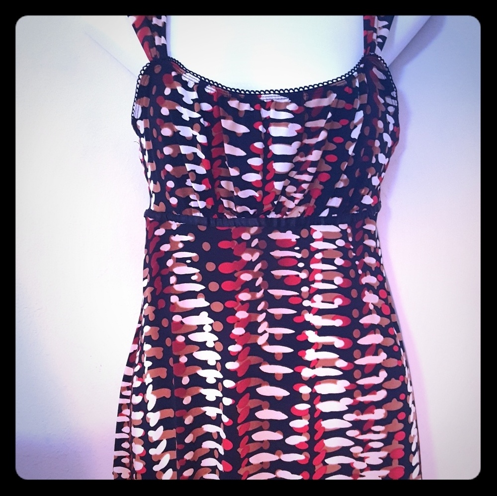 🍁🌴 Iz Byer empire waist tank top with ties
